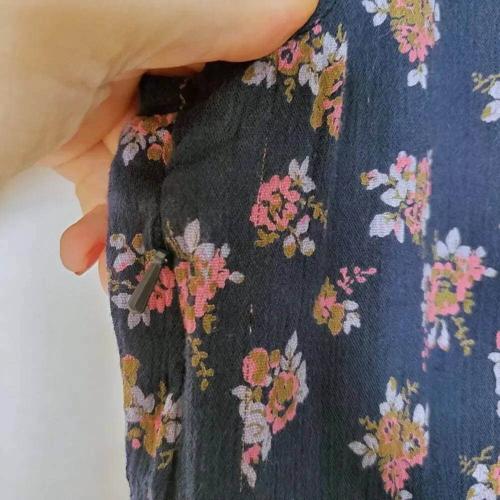 GAP Kids | Floral Ruffle Dress Keyhole Back Lined Coquette